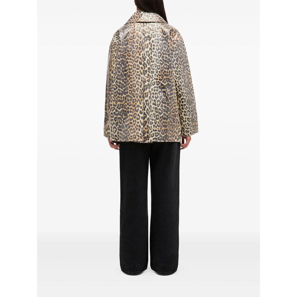 Jacket Brown Leopard Print