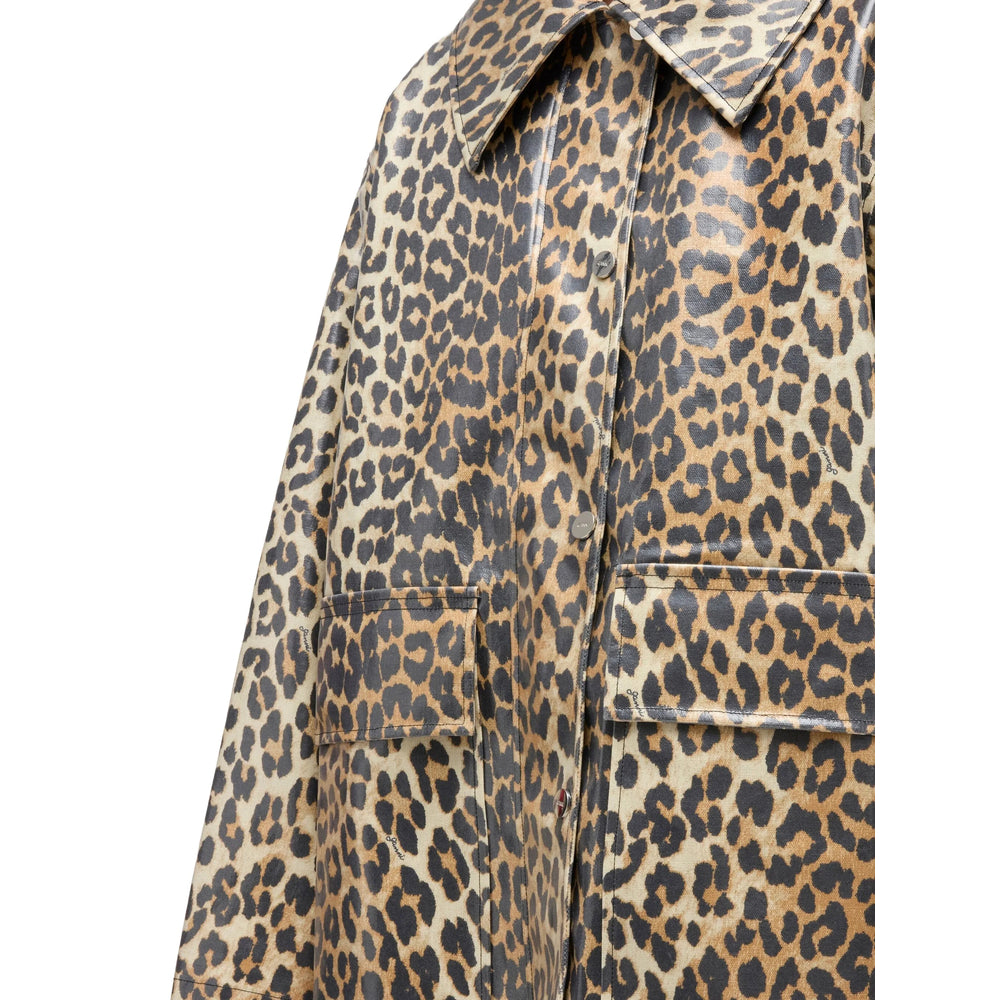 Jacket Brown Leopard Print