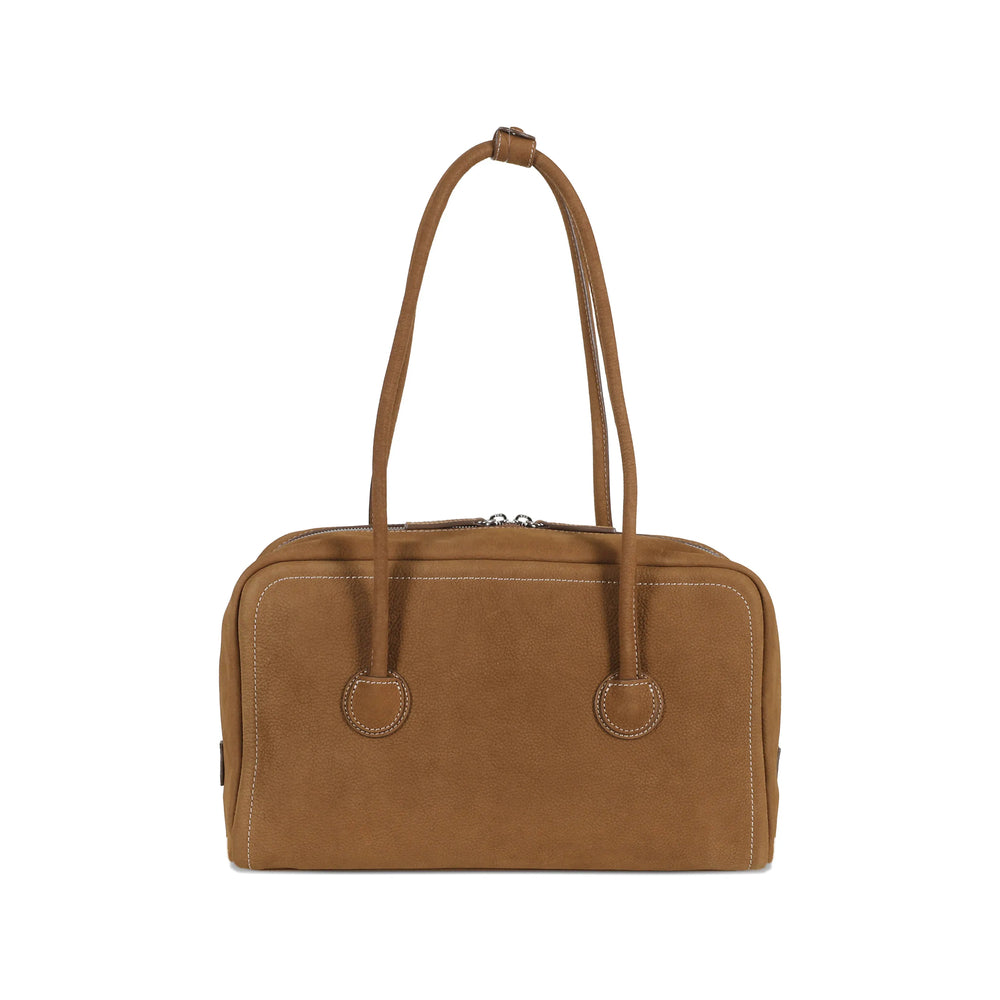 Shoulder Bag Calf Suede