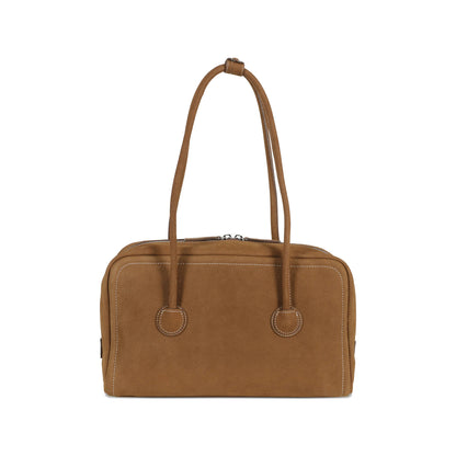 Shoulder Bag Calf Suede
