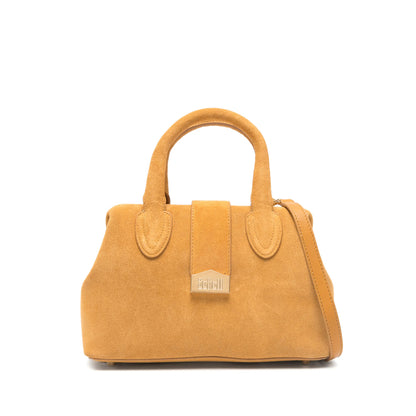 Yellow Top Handle Handbag