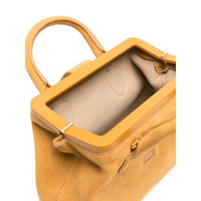 Yellow Top Handle Handbag