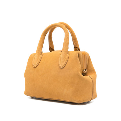 Yellow Top Handle Handbag