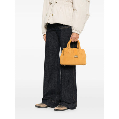 Yellow Top Handle Handbag