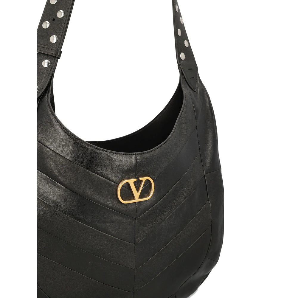 Shoulder Bag Black Nappa Leather