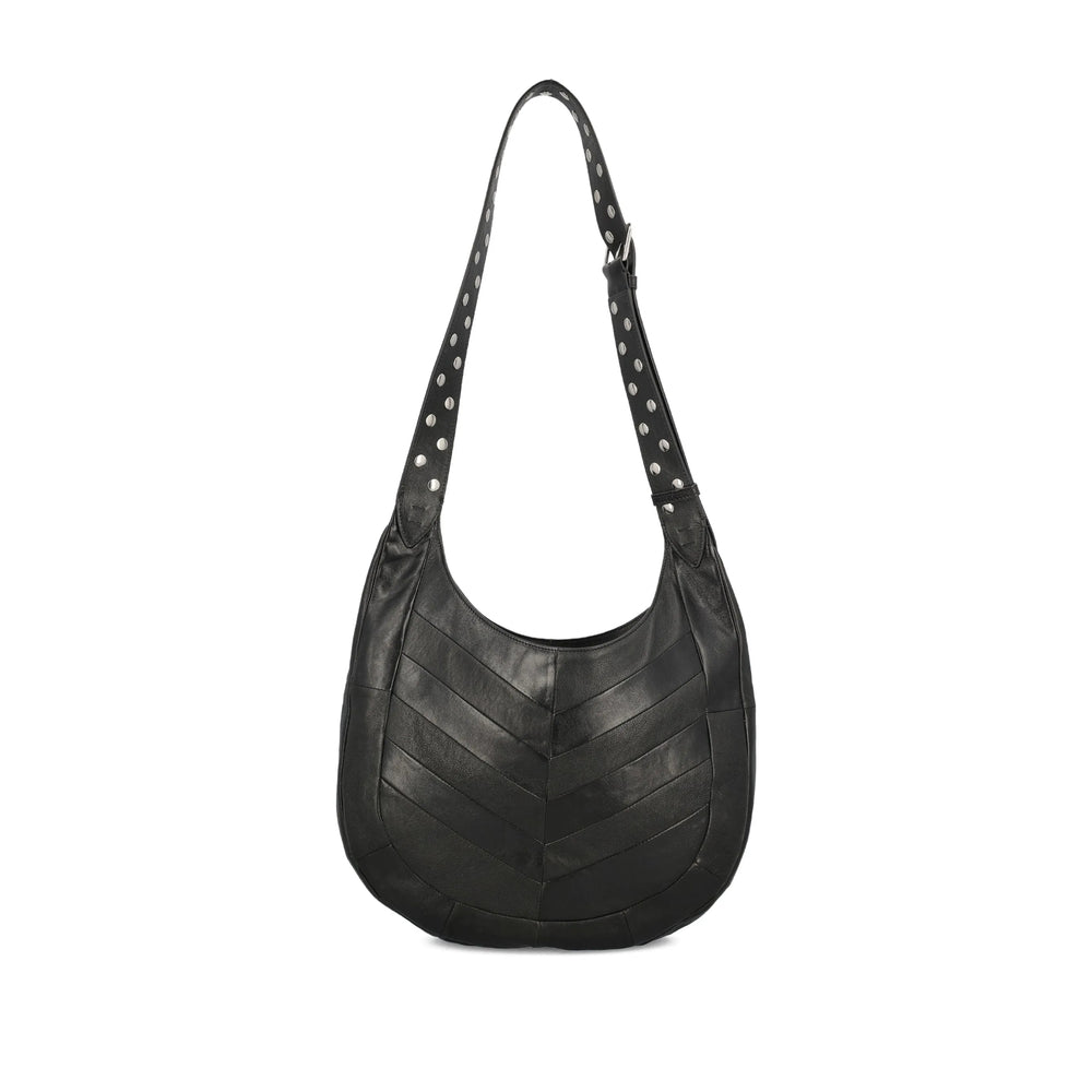Shoulder Bag Black Nappa Leather