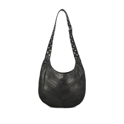 Shoulder Bag Black Nappa Leather