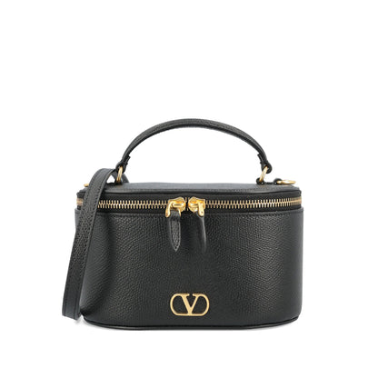 Mini Bag Black Grainy Leather