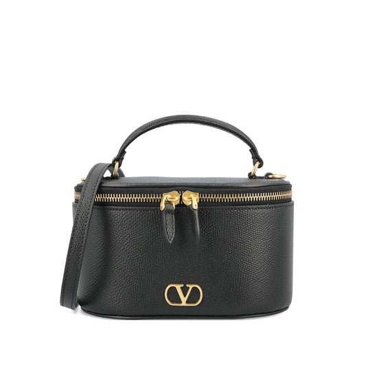 Mini Bag Black Grainy Leather