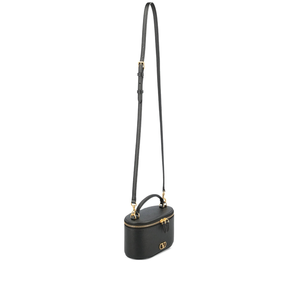Mini Bag Black Grainy Leather