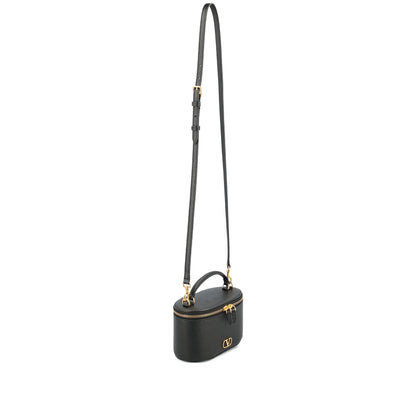 Mini Bag Black Grainy Leather