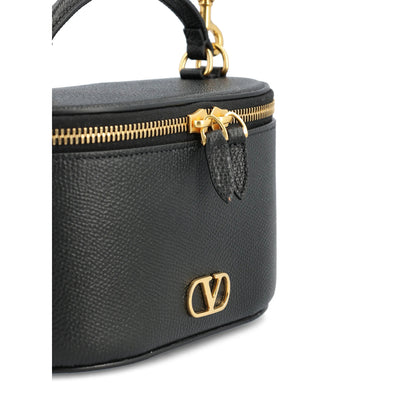 Mini Bag Black Grainy Leather