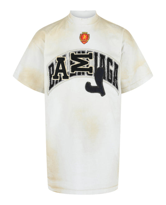 Balenciaga Oversized Embroidered Skater T-Shirt