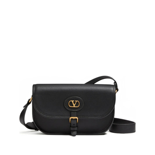 Bum Bag VLogo Signature Black Calfskin