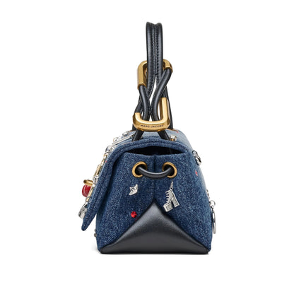 Mini Top-Handle Bag Blue