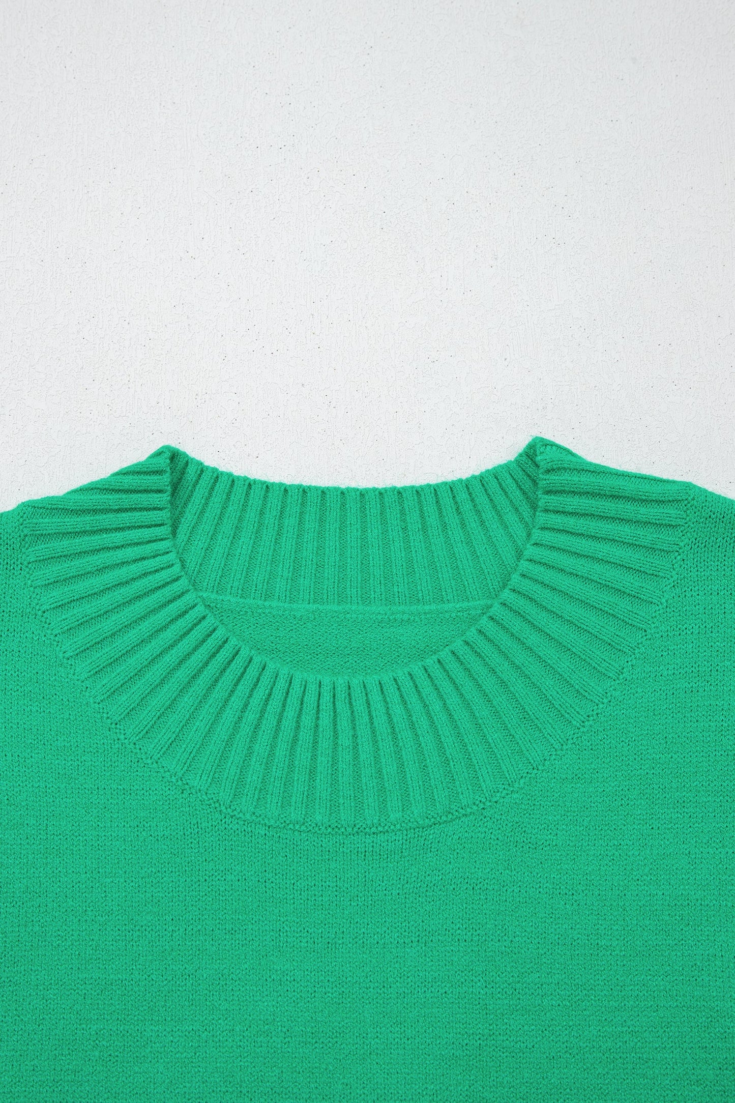 Threaded Pear Alexis Ruffle Short Sleeve Sweater