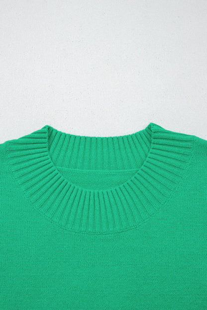 Threaded Pear Alexis Ruffle Short Sleeve Sweater