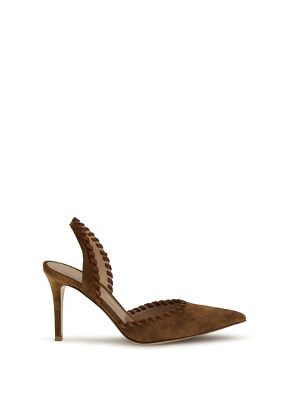Suede Pumps Luggage/Sedona