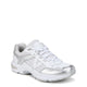 White & Silver Leather