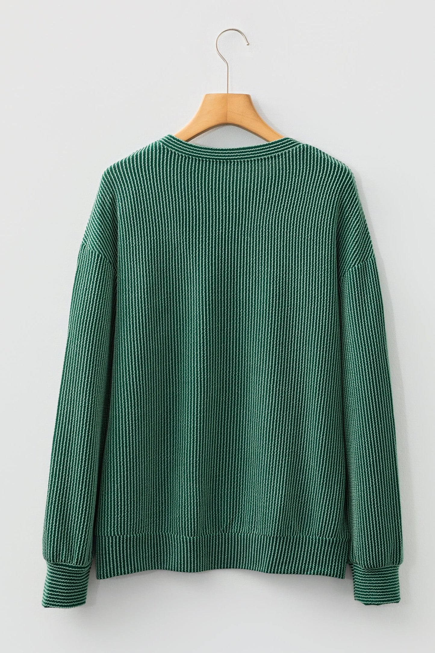 Threaded Pear Ximena Letter Graphic Loose Long Sleeve Top