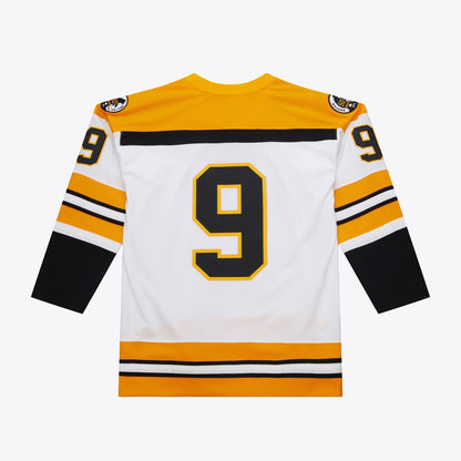 Mitchell & Ness Men's NHL White Jersey Bruins 1973 Johnny Bucyk Jerseys