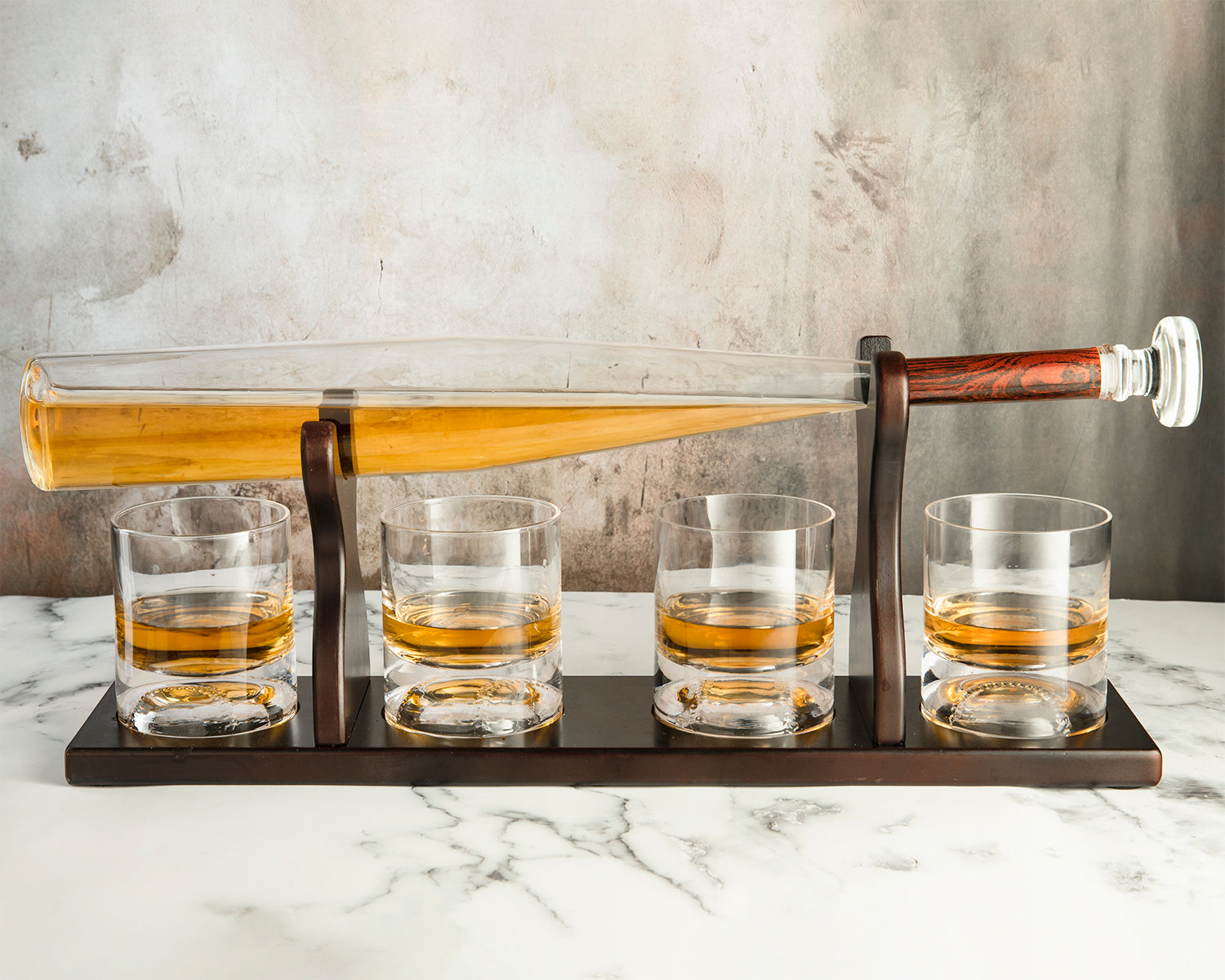 The Wine Savant Baseball Bat Whiskey Decanter