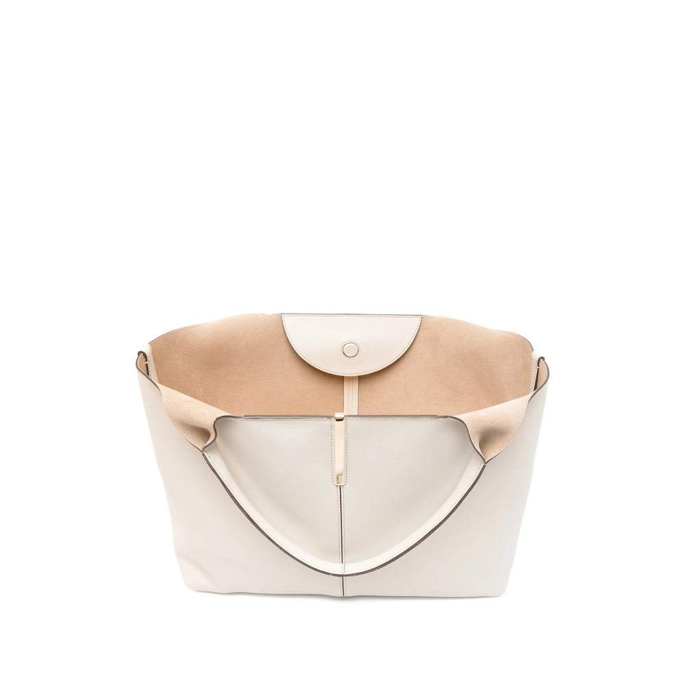 Off-White Top Handle Bag