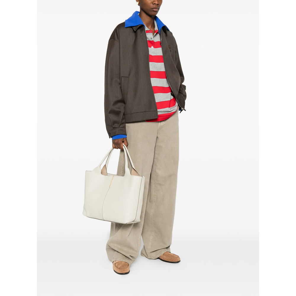Off-White Top Handle Bag