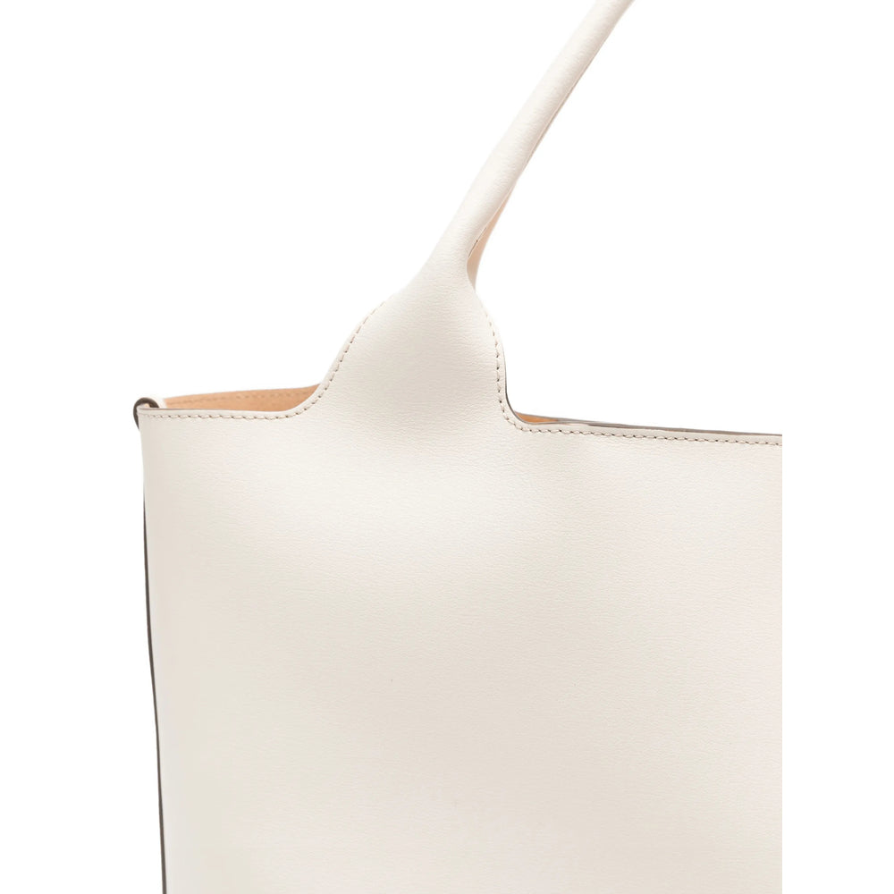 Off-White Top Handle Bag
