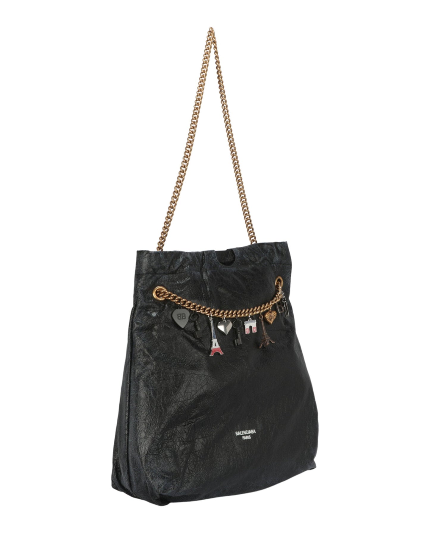 Balenciaga Crush Leather Medium Tote