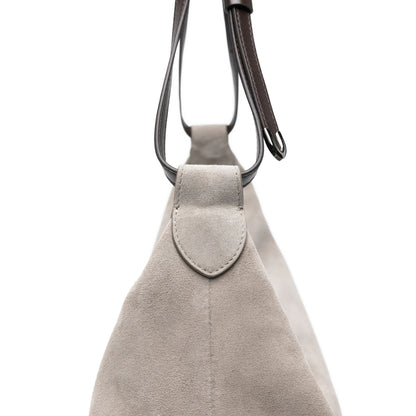 Light Grey Top Handle Bag