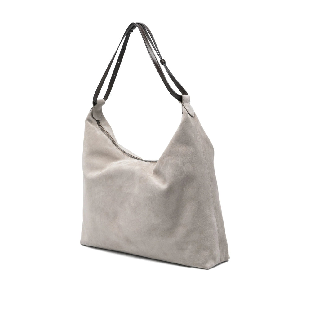 Light Grey Top Handle Bag