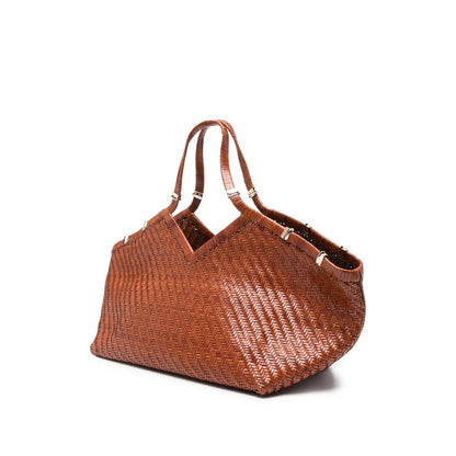 Benedetta Bruzziches Woven Brown Bag