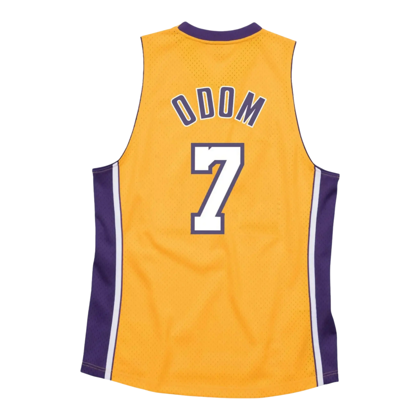 Mitchell & Ness Los Angeles Lakers 2009-10 Lamar Odom Men Jersey Gold