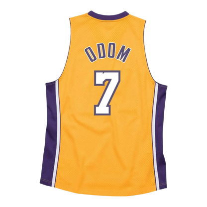 Mitchell & Ness Los Angeles Lakers 2009-10 Lamar Odom Men Jersey Gold