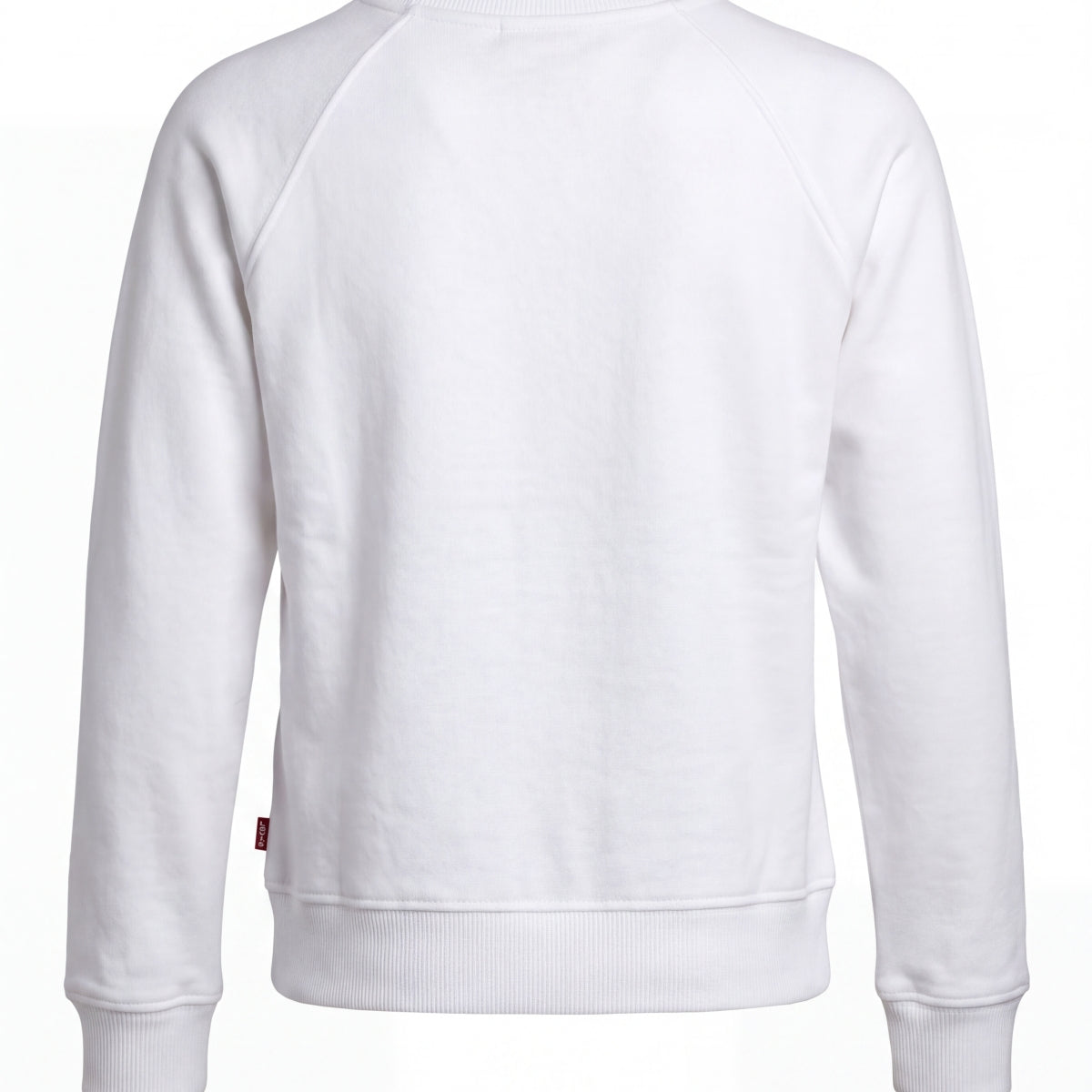 Levi's Toddler Boys' Key Item Logo Crew Sweatshirt, White, Size 3T