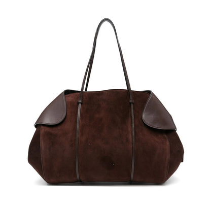 Shoulder Bag Berenices Brown Suede