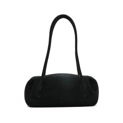 Black Top Handle Bag With Magnetic Fastening