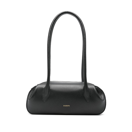 Black Top Handle Bag