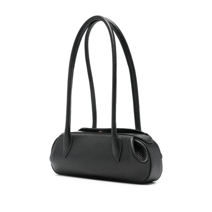 Black Top Handle Bag