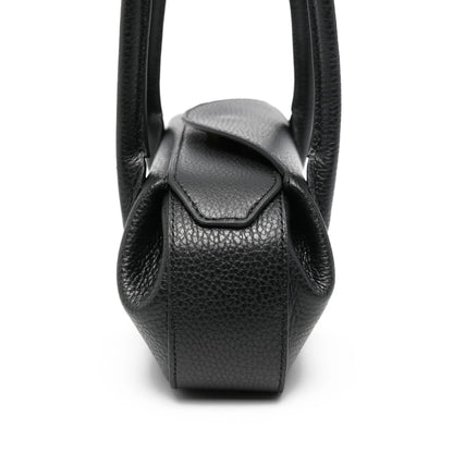 Black Top Handle Bag
