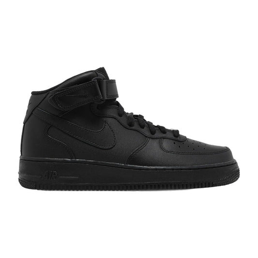 Nike Men's Air Force 1 Mid '07 'Triple Black' 2021 Sneakers