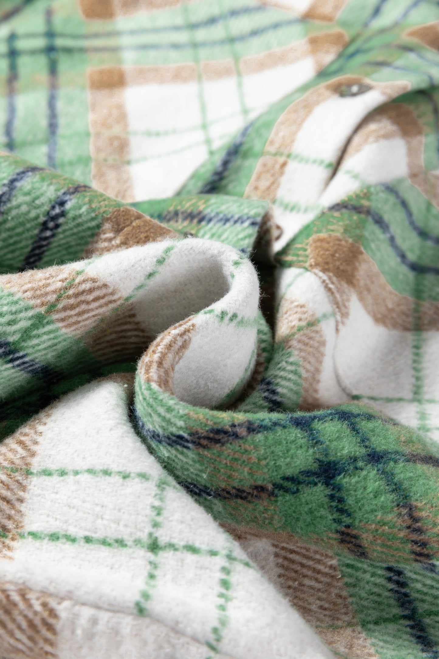 Threaded Pear Abigail Plaid Casual Flannel Shacket