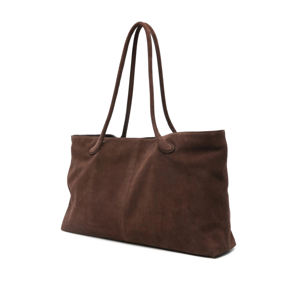 Shoulder Bag Brown Suede
