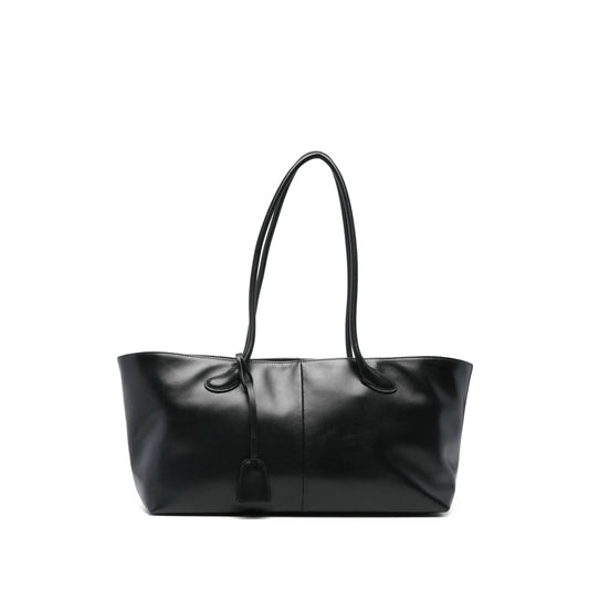 Shoulder Bag Black Leather
