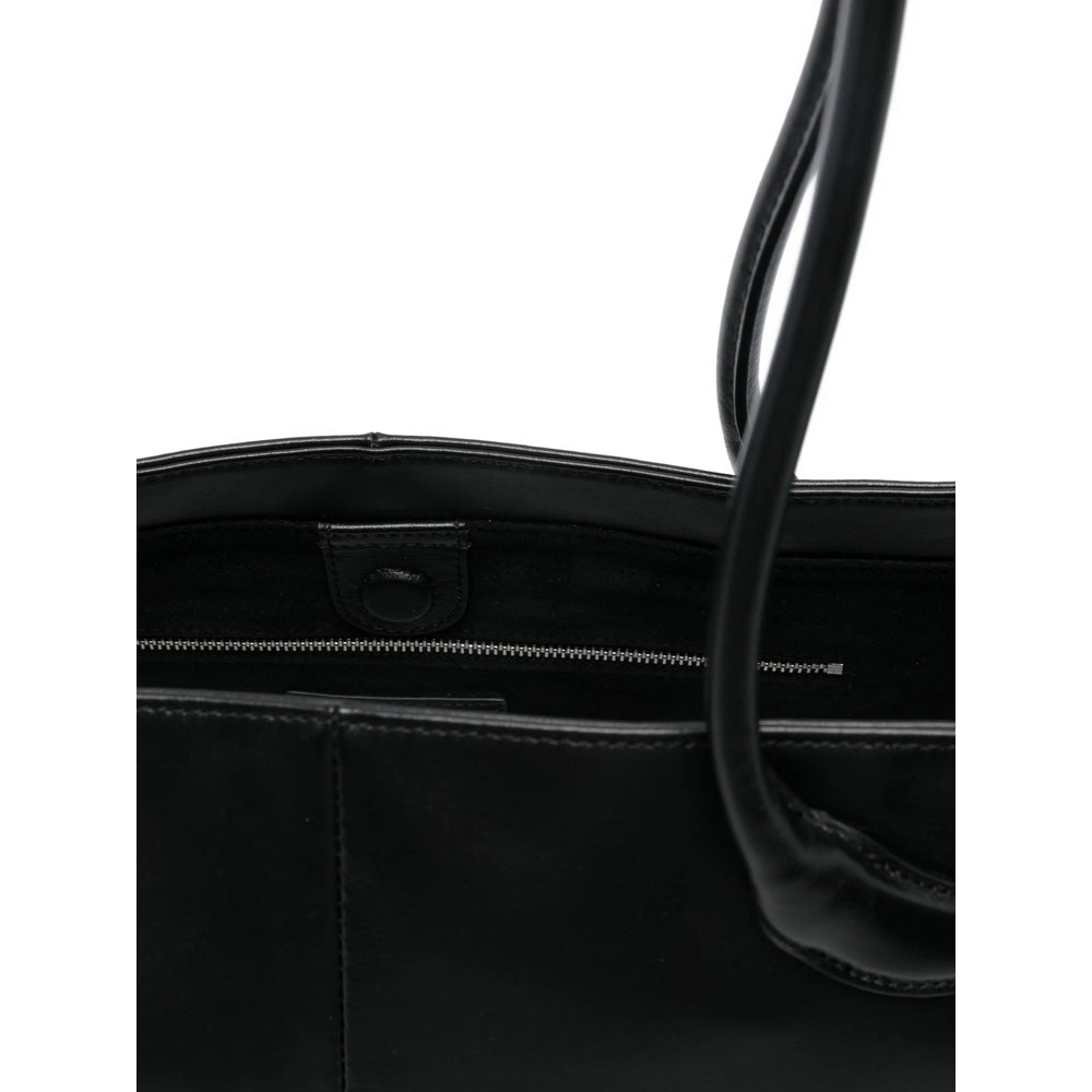 Shoulder Bag Black Leather