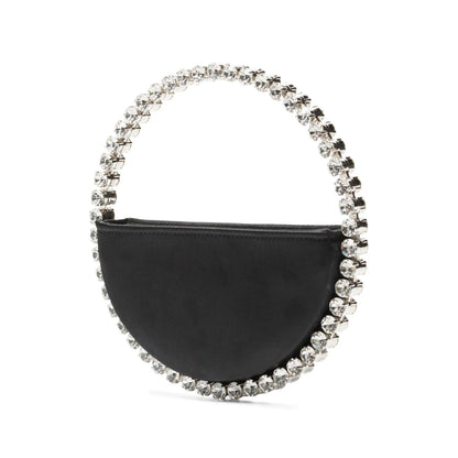 Mini Bag With Black Crystal Embellishments