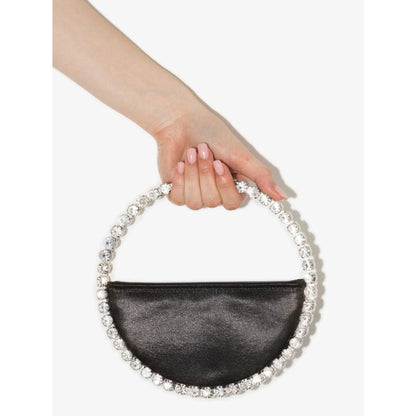 Mini Bag With Black Crystal Embellishments