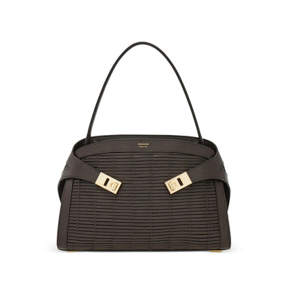 Shoulder Hug Bag Brown