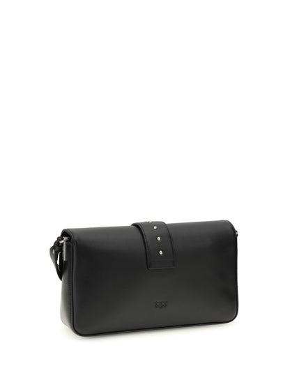 Shoulder Bag Love One Black Leather